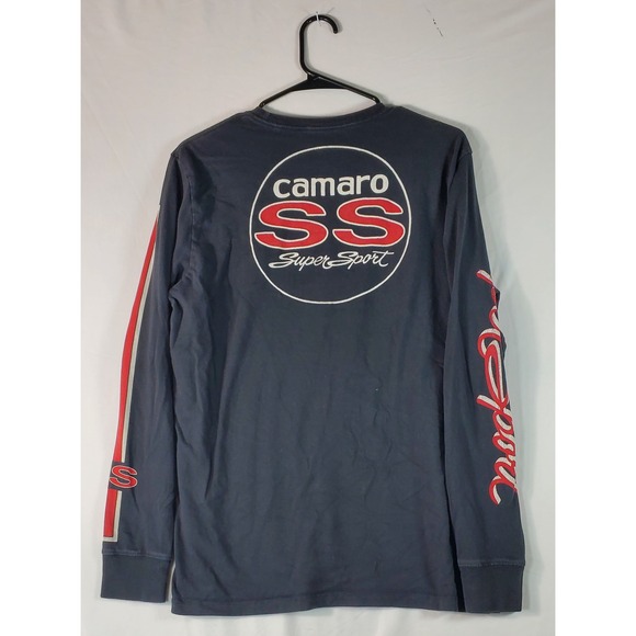 Mens Lucky Brand Chevrolet Camaro SS Super Sport Long Sleeve T Shirt M M - Picture 6 of 7